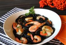 Спагетти с чернилами каракатицы: рецепты Спагетти с чернилами каракатицы рецепт приготовления